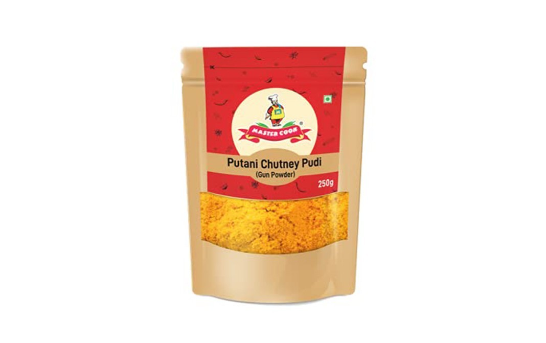 Master Cook Putani Chutney Pudi (Gun Powder)   Pack  250 grams